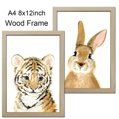A4 Wooden Picture Frame for Wall or Desk Display