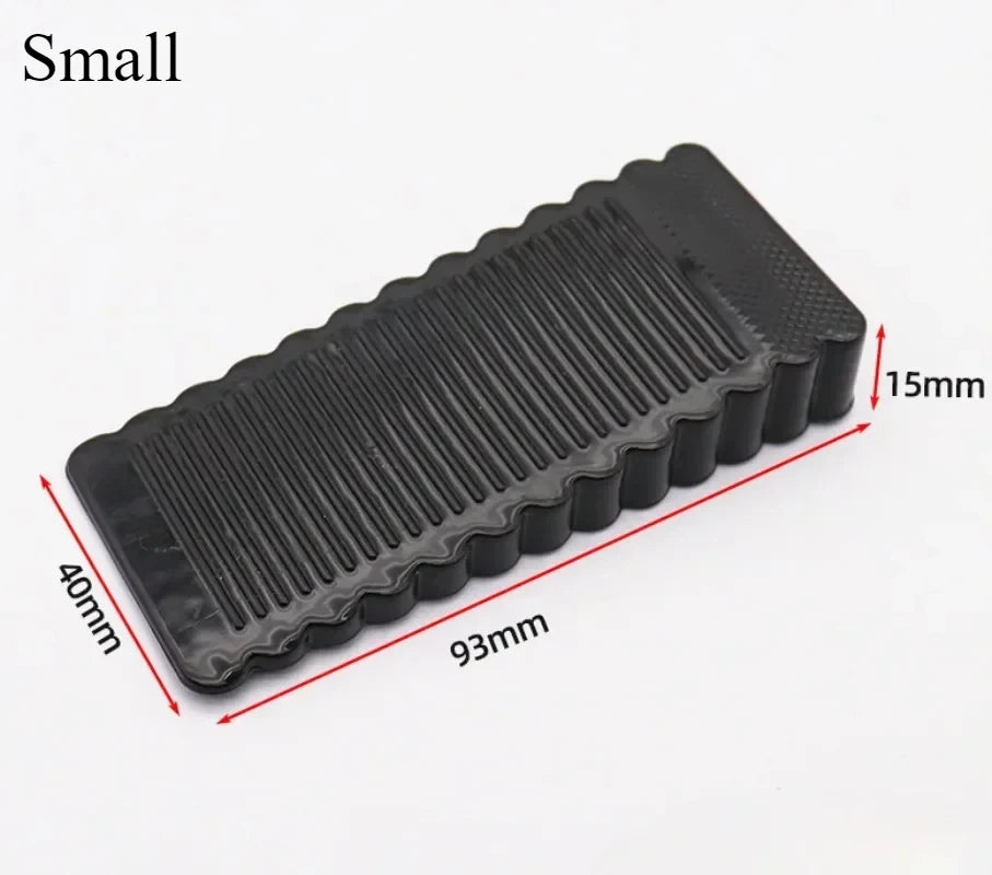 Rubber Door Stopper Movable No Drill Anti Slip Anti Collision Front Wedge for Home Household Furniture Protector