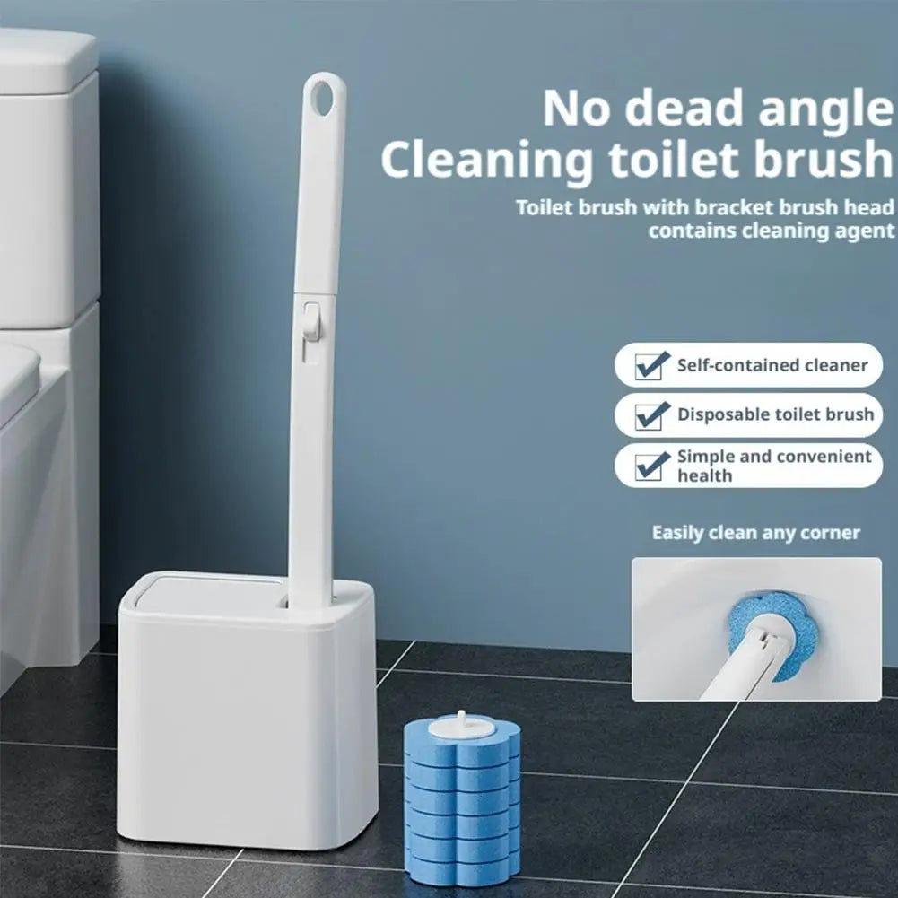 Disposable Toilet Brush System & Refill Heads
