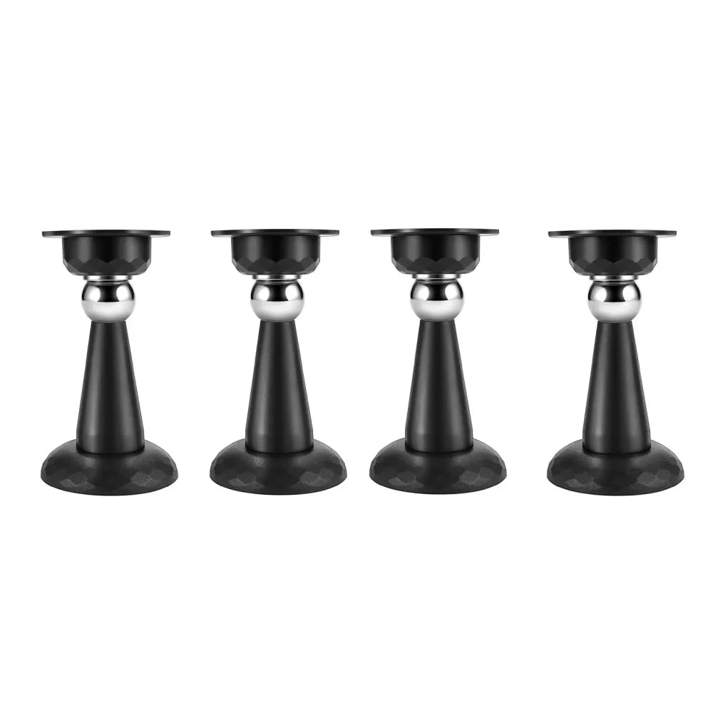 4/1PCS No-Drill Door Stopper For Room Door Fixed Wall Protection Anti-collision Household Silicone Strong Suction Floor Stopper