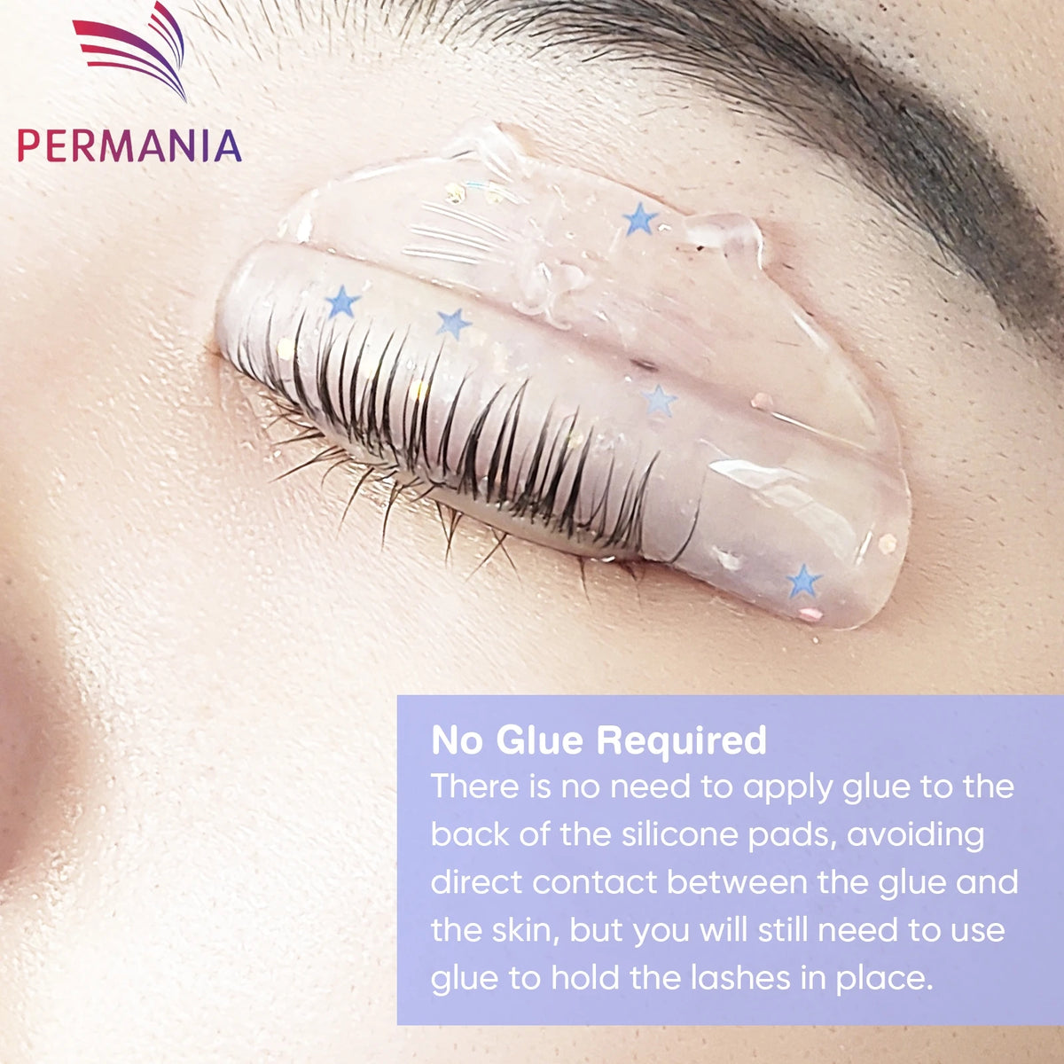 PERMANIA New 7 Pairs Silicone Eyelash Perm Pad Sticky Lashes Rod Shield Lifting 3D Eyelash Curler Accessories Health Beauty Tool