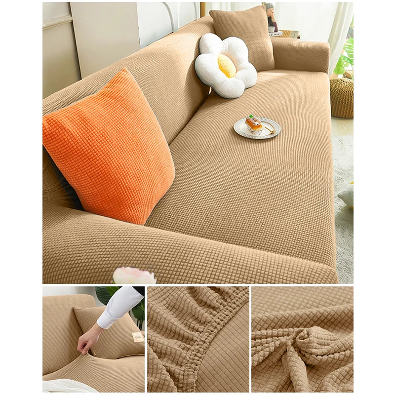 Stretch Jacquard Full Sofa Cover – Multiple Sizes