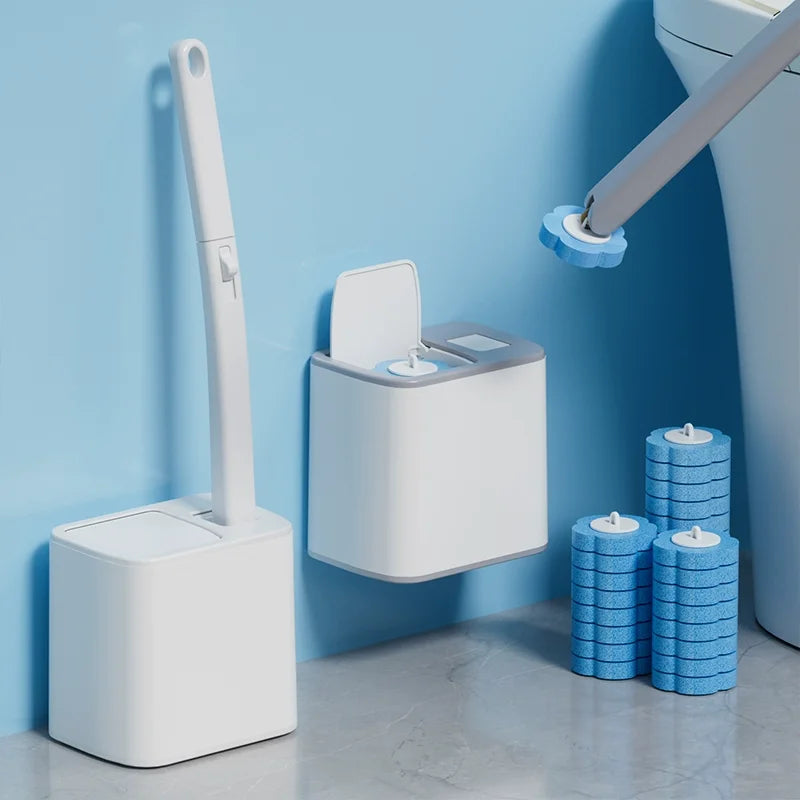 Disposable Toilet Brush System & Refill Heads