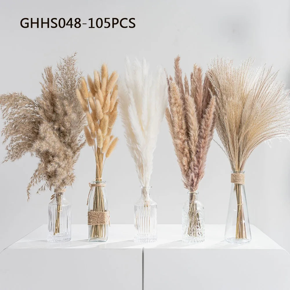 Dried Pampas & Bunny Tail Grass Bouquet – Multi-Piece Sets