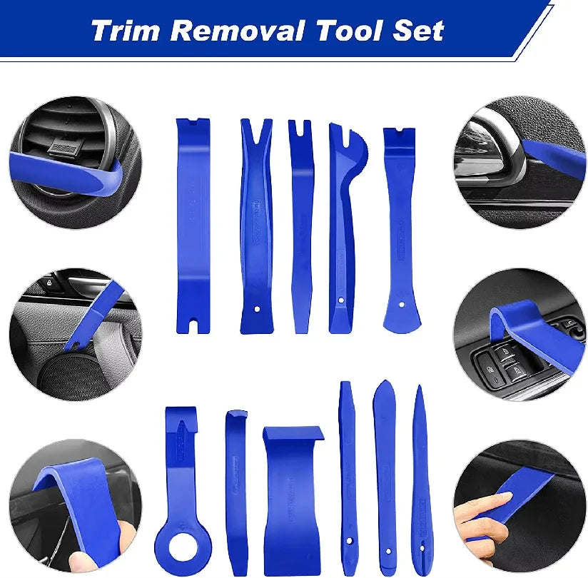 43-Piece Car Trim & Panel Removal Tool Kit