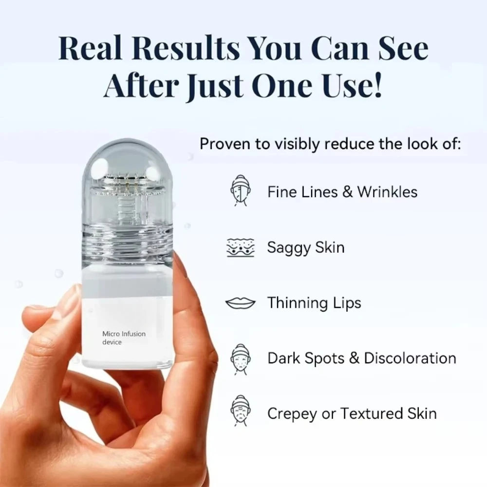 0.2mm Microneedle Roller & Moisturizing Essence Set