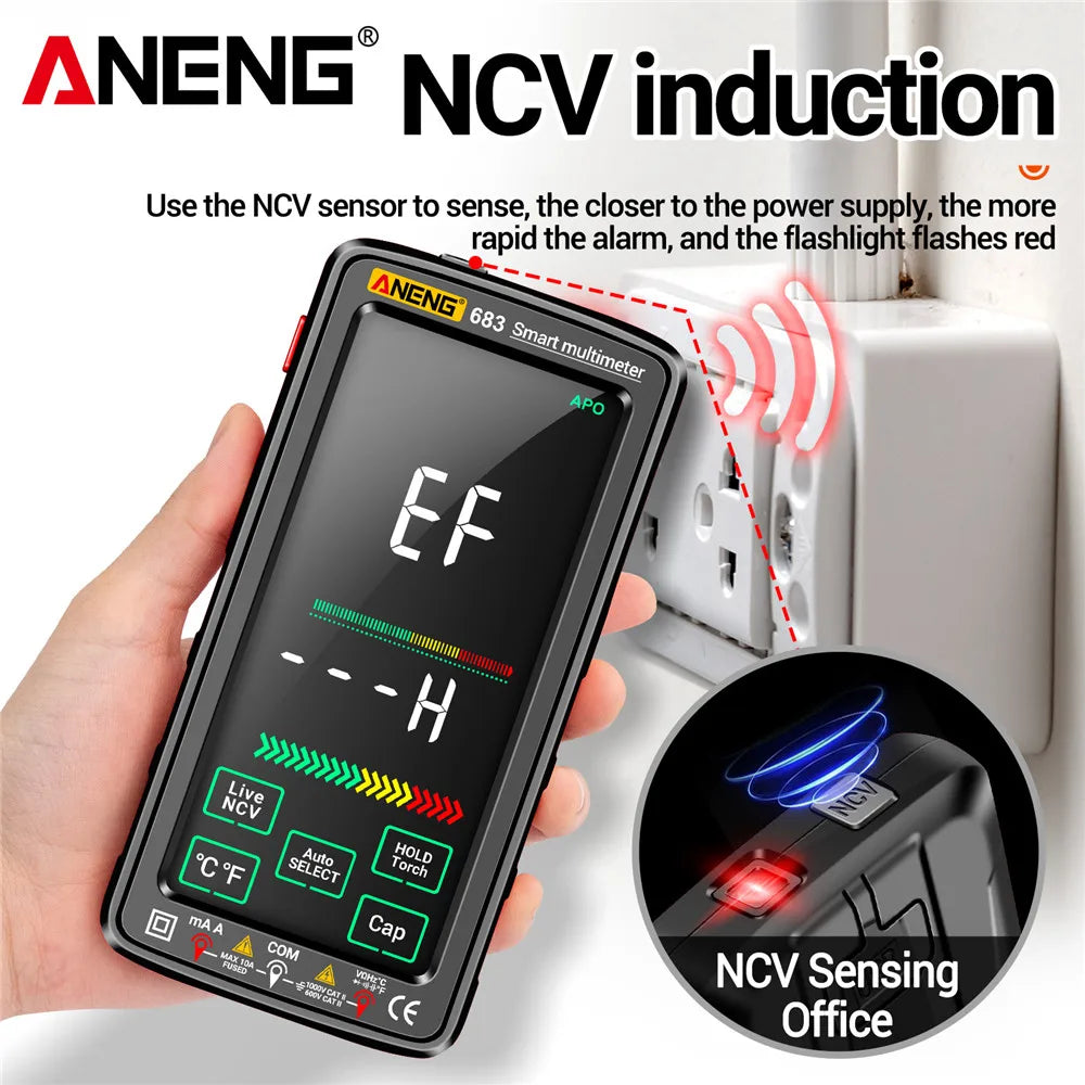 ANENG 683 Rechargeable 6000-Count Digital Multimeter