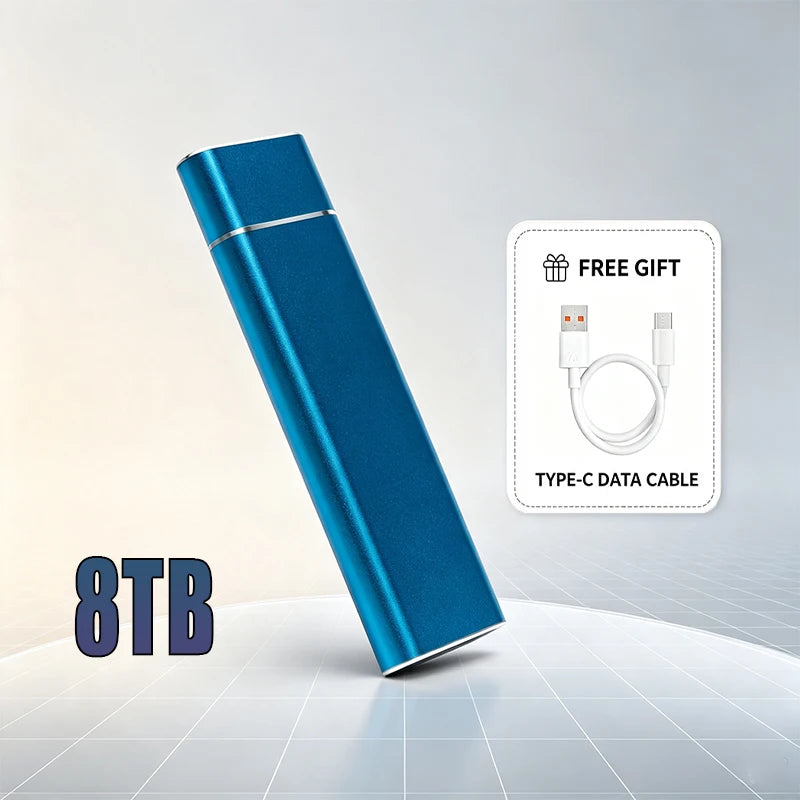 Portable USB-C External SSD with USB 3.1