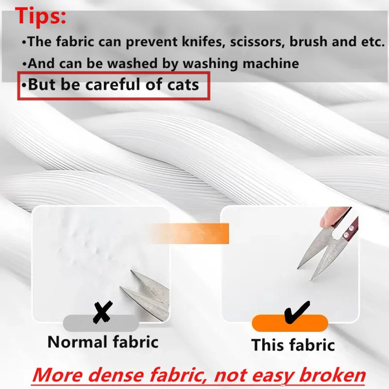 Cream White Sheer Voile Curtains – Multiple Sizes