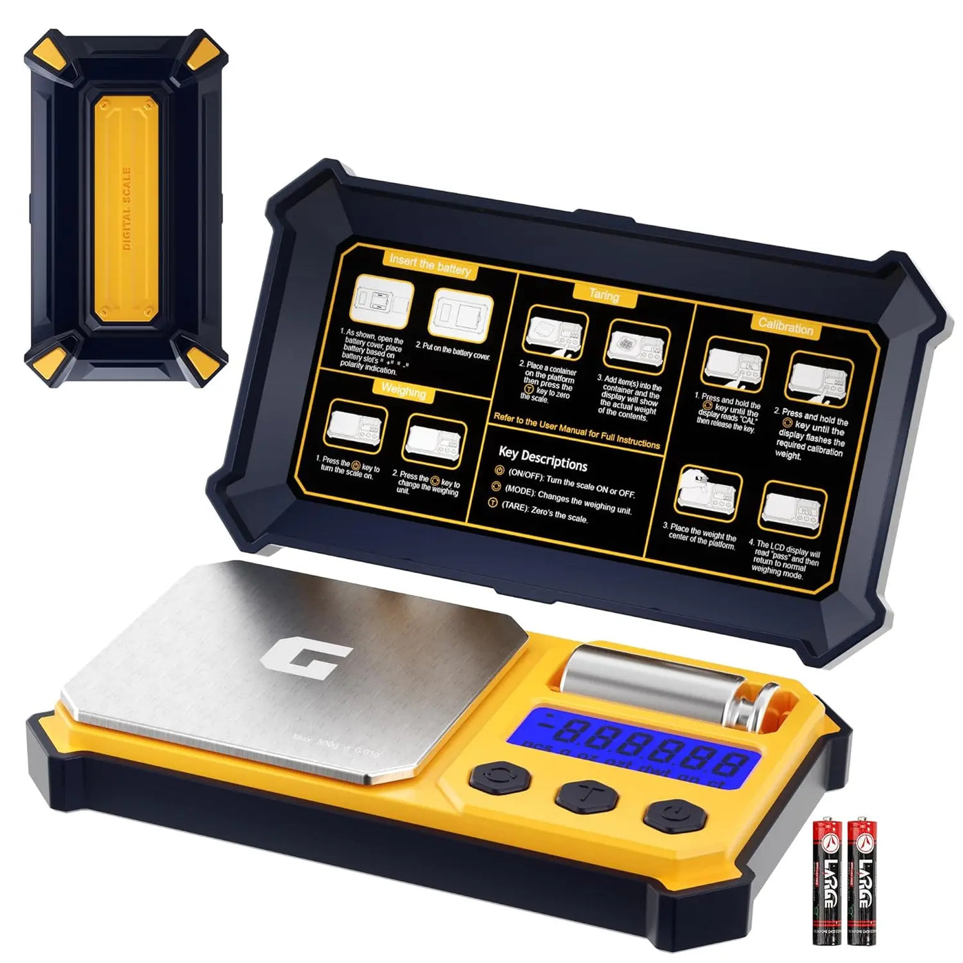 300 g × 0.01 g Digital Pocket Scale shown as the main supplied product view