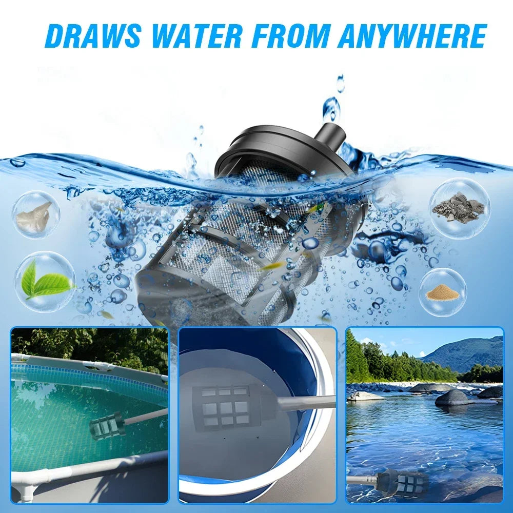 New Wireless High Pressure Car Wash Water Gun Car Washer Self Priming Sustain 300W For Auto Home Garden Cleaning Car Washing