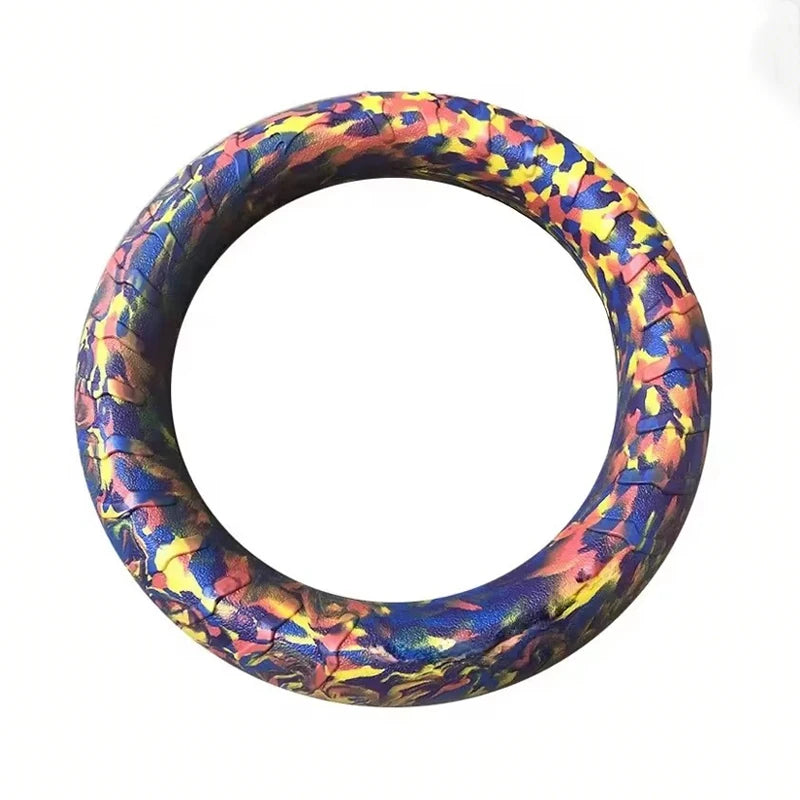 Dog Toys Pet Flying Discs EVA Dog Training Ring Puller Resistant Toys For Dogs Floating Puppy Bite Ring Toy Interactive