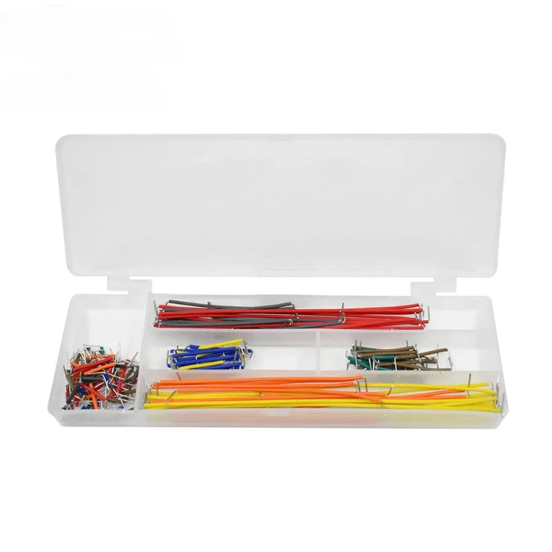 140/350/560/840Pcs U Shape Solderless Breadboard Jumper Cable Wire Kit For PCB Bread Board Prototyping Circuits, For DIY