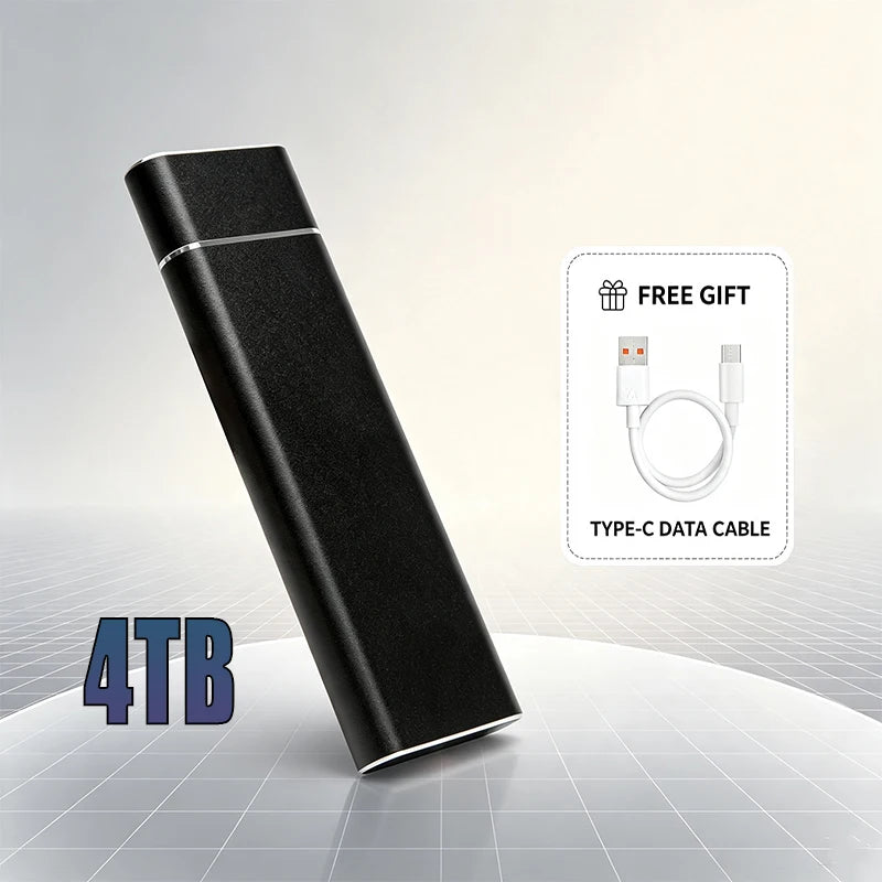 Portable USB-C External SSD with USB 3.1