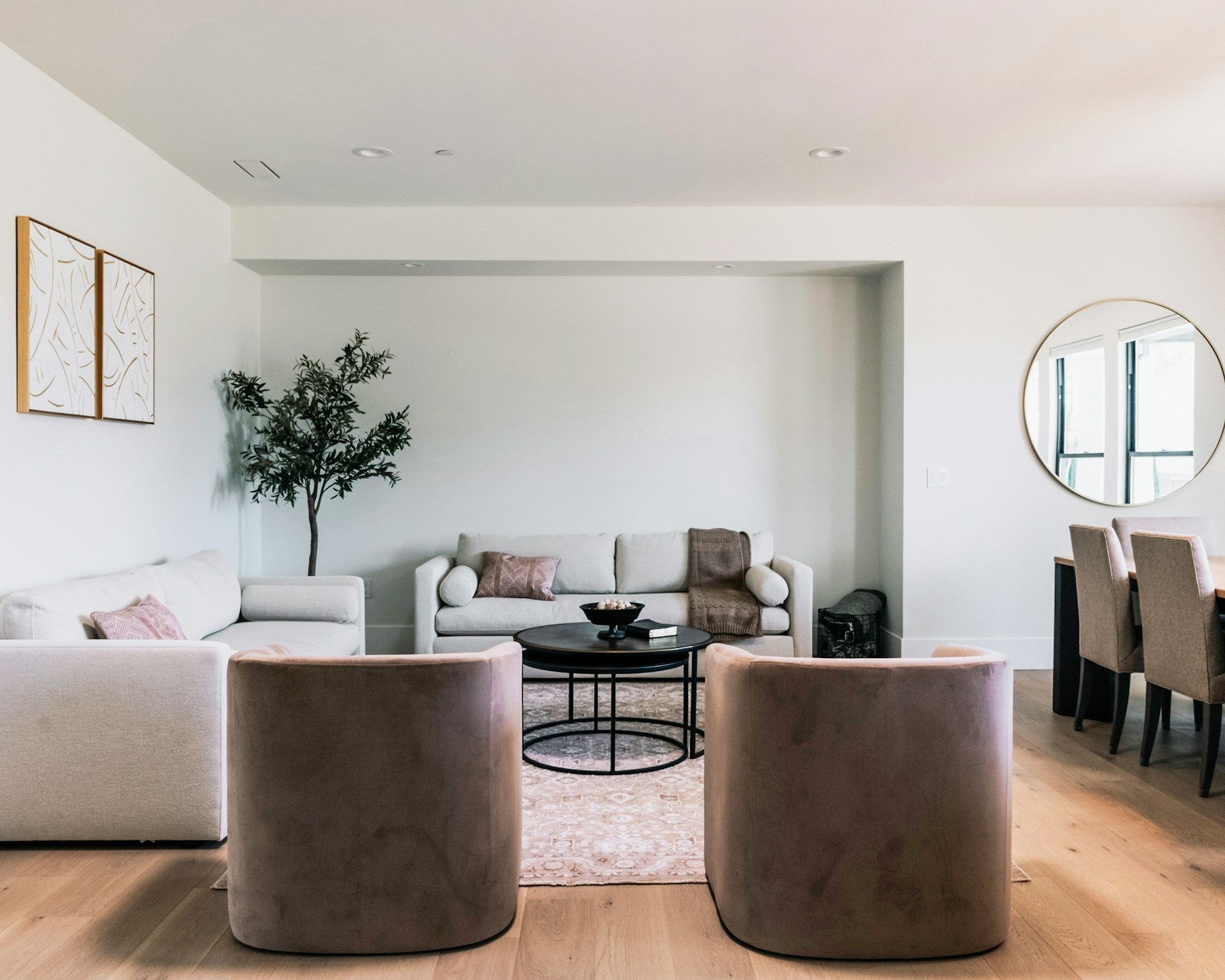 A calm modern everyday setting